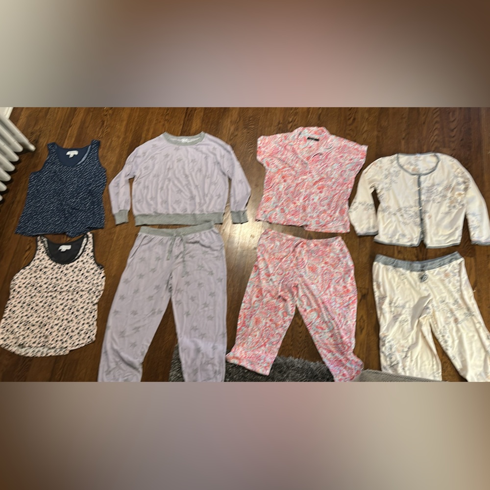 Women's Pajama Lot, Splendid, Ralph Lauren, Calvin, Live Laugh Lounge
